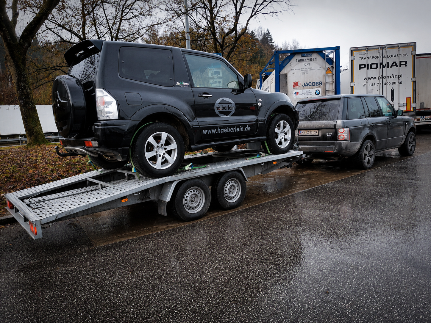 Odťah SUV po poruche